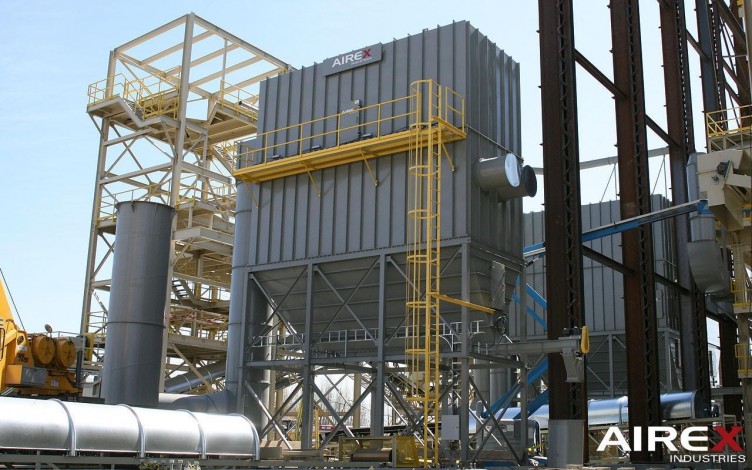 10TRP 6 dust collection systems beside new grantech plant