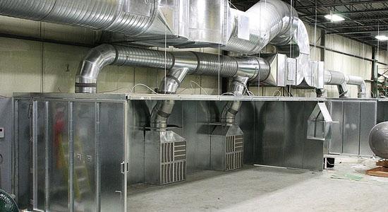 Nouvelles cabines filtrantes pour un fabriquant de réservoirs en fibre de verre