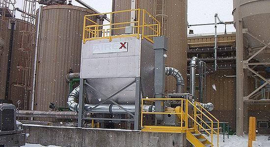 Épurateur d'air à traitement chimique pour le bitume