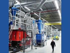 Dust collection system for plastics