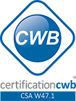 La marque de certification (marque) du Bureau canadien de soudage (CWB)