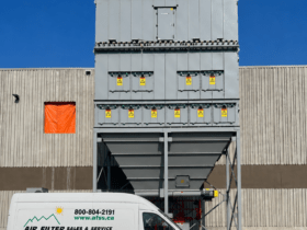Airex Baghouse Dust Collection System at Ply Gem