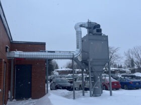 Airex Platinum Series PS-9 Cartridge Dust Collector installed at CIUSSS Montérégie