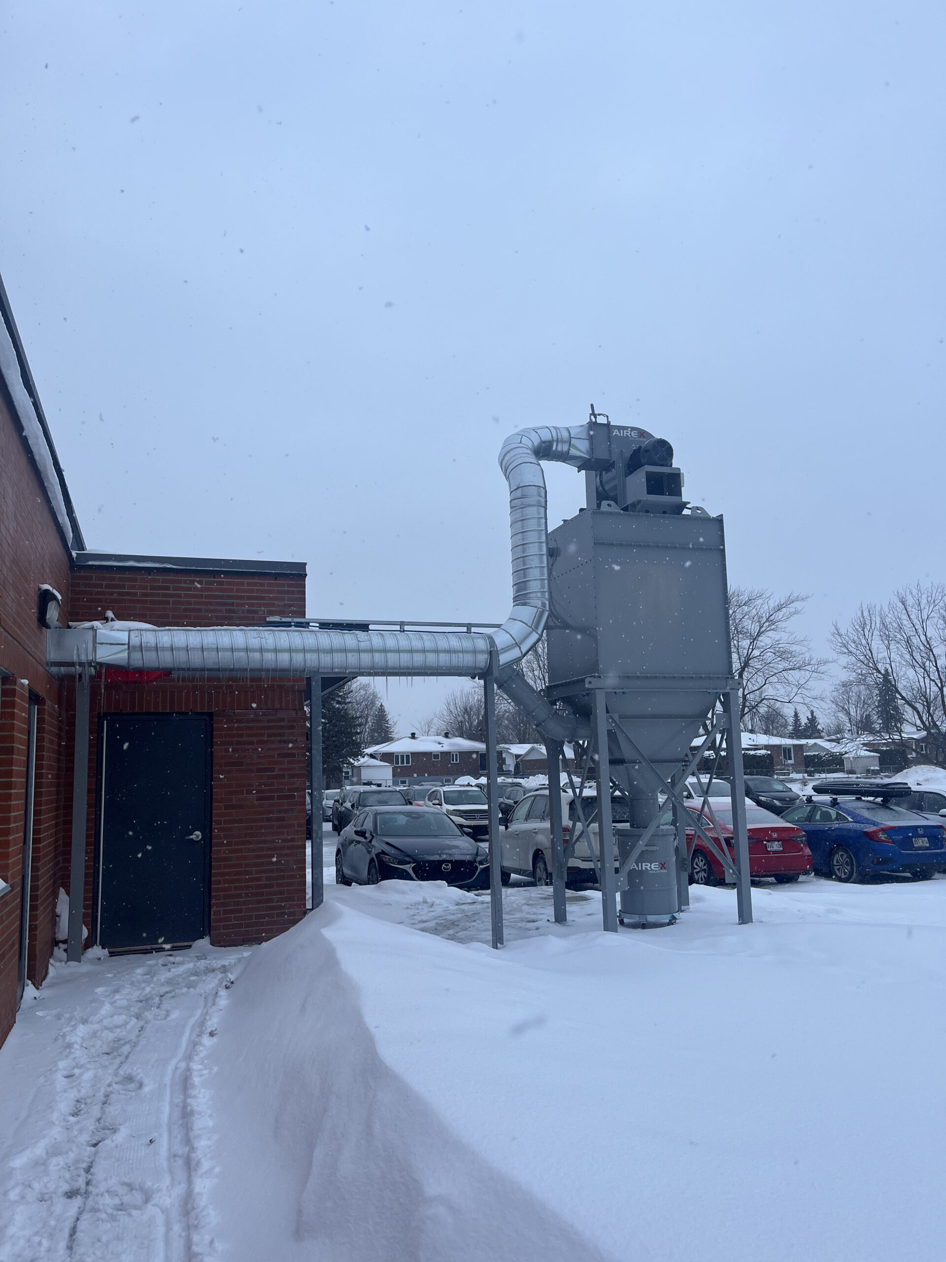 Airex Platinum Series PS-9 Cartridge Dust Collector installed at CIUSSS Montérégie