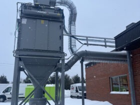 Airex Platinum Series PS-9 Cartridge Dust Collector installed at CIUSSS Montérégie